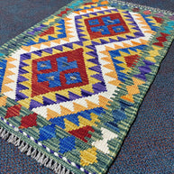 Chobi Kilim Rug - 87 cm x 58 cm