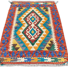 Chobi Kilim Rug - 86 cm x 63 cm