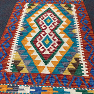 Chobi Kilim Rug - 86 cm x 63 cm