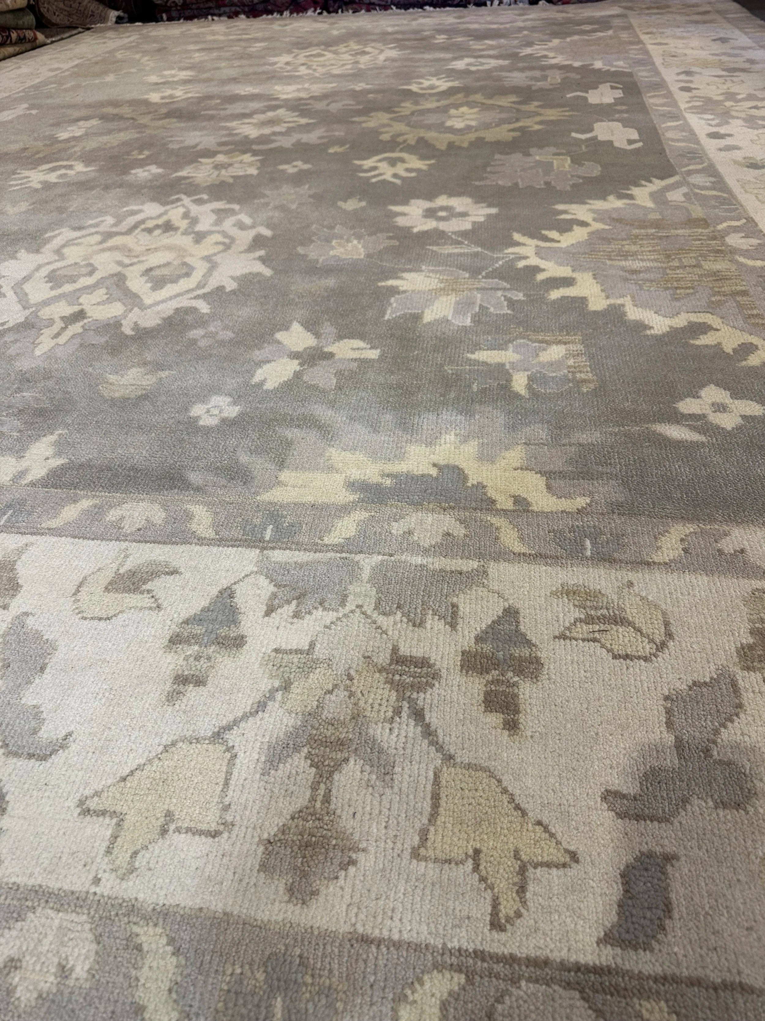 Oshak Pure wool pile hand knotted Rug 416cm x 307cm