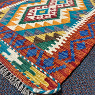 Chobi Kilim Rug - 86 cm x 63 cm