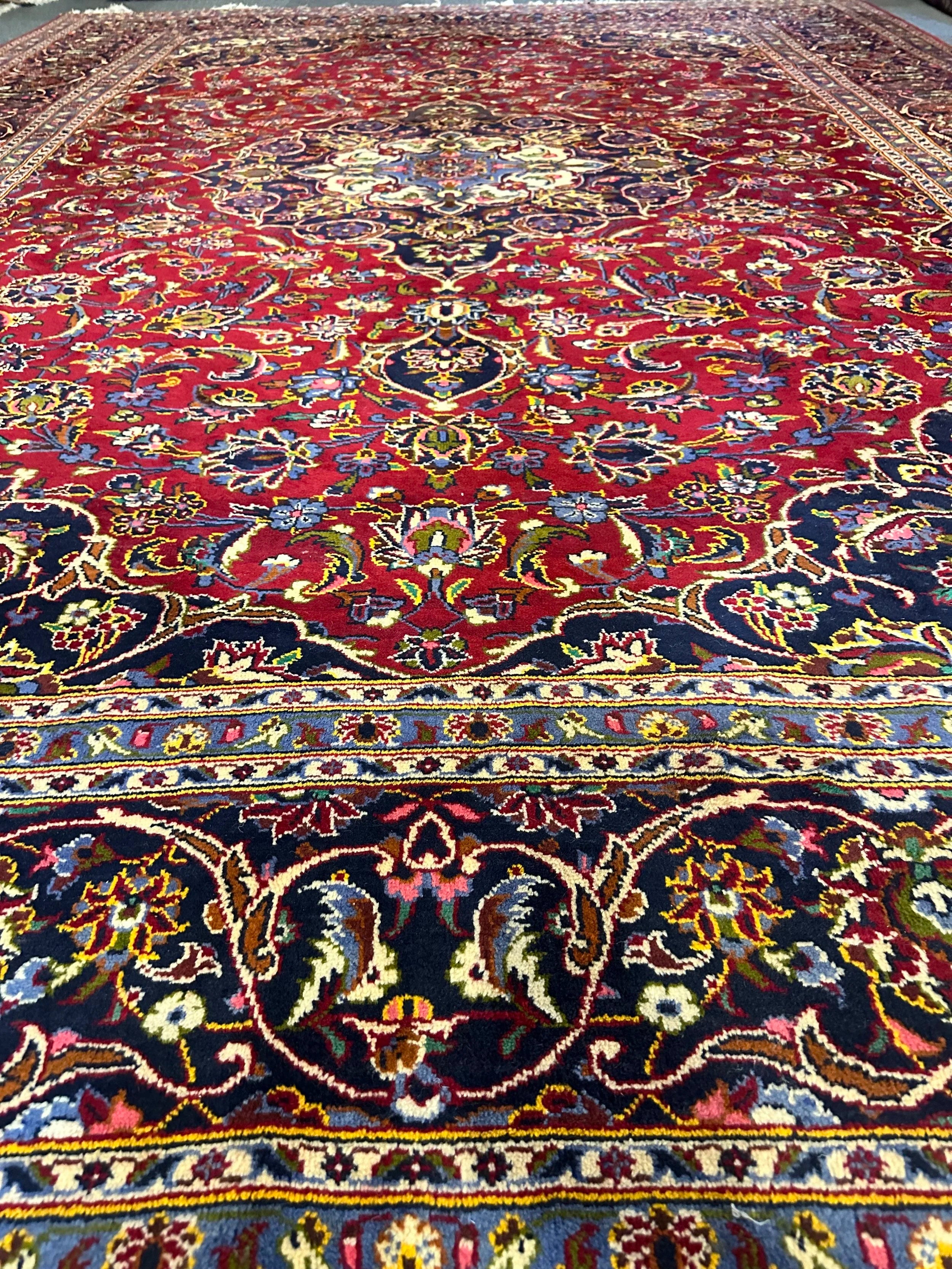 Persian Kashan Pure Wool Pile Hand knotted 390cm x290
