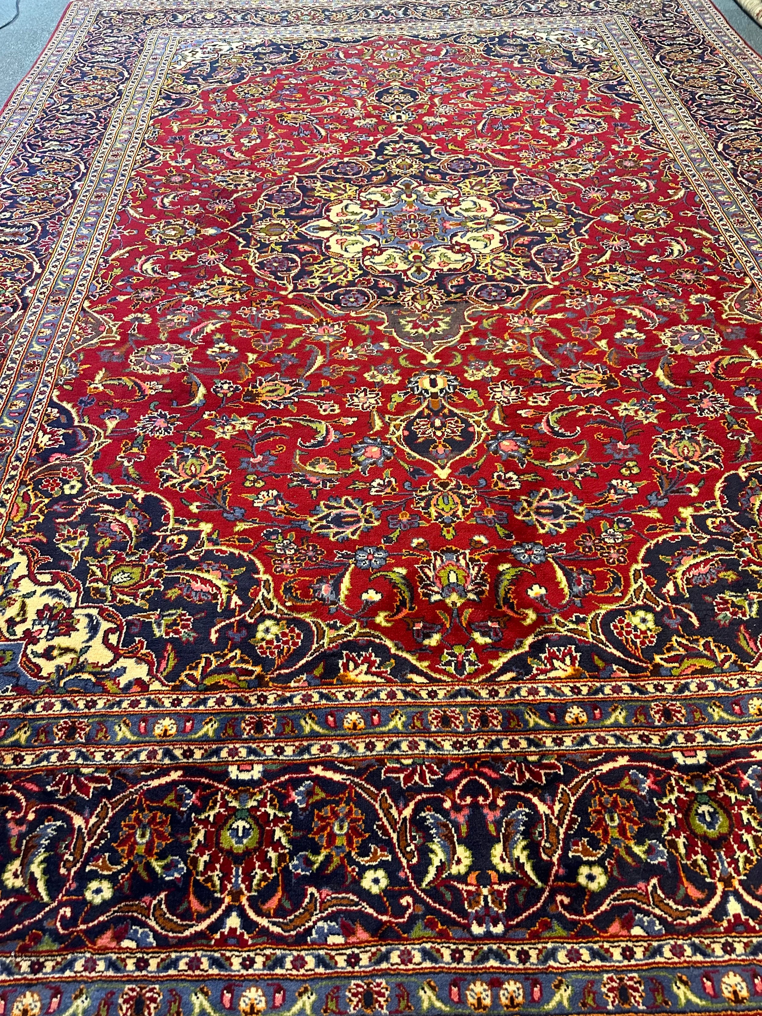 Persian Kashan Pure Wool Pile Hand knotted 390cm x290