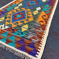Chobi Kilim Rug - 97 cm x 56 cm
