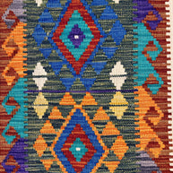 Chobi Kilim Rug - 97 cm x 56 cm