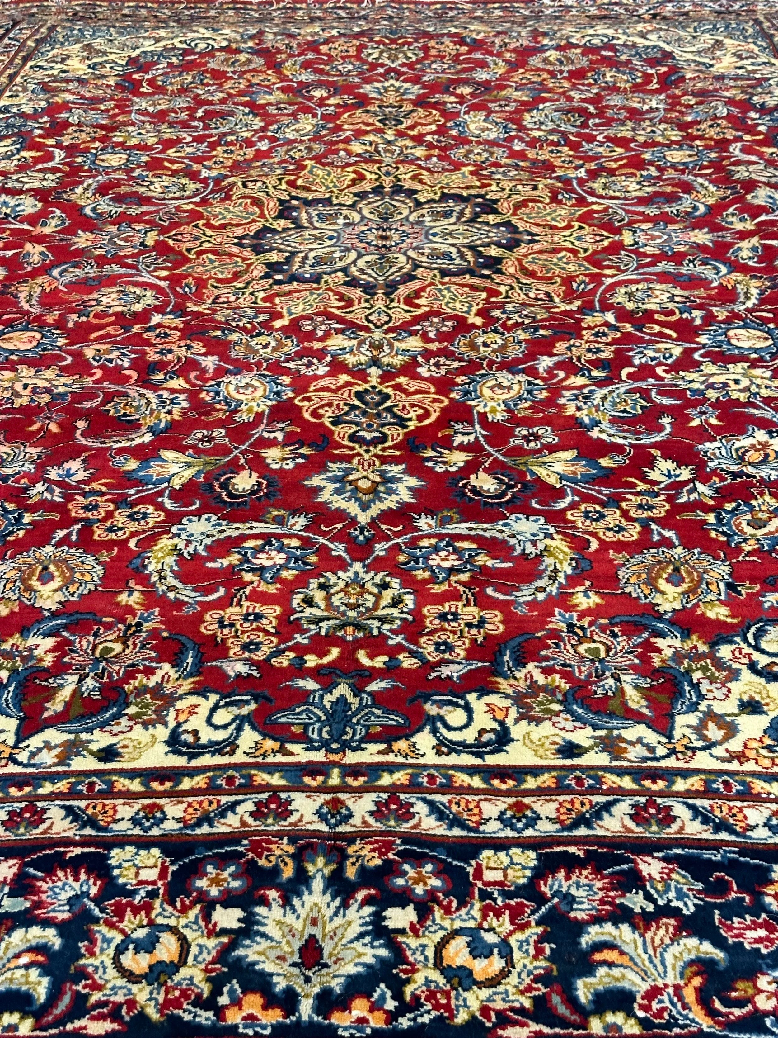 Persian Tabriz old pure wool hand knotted Rug 385cm x 290cm