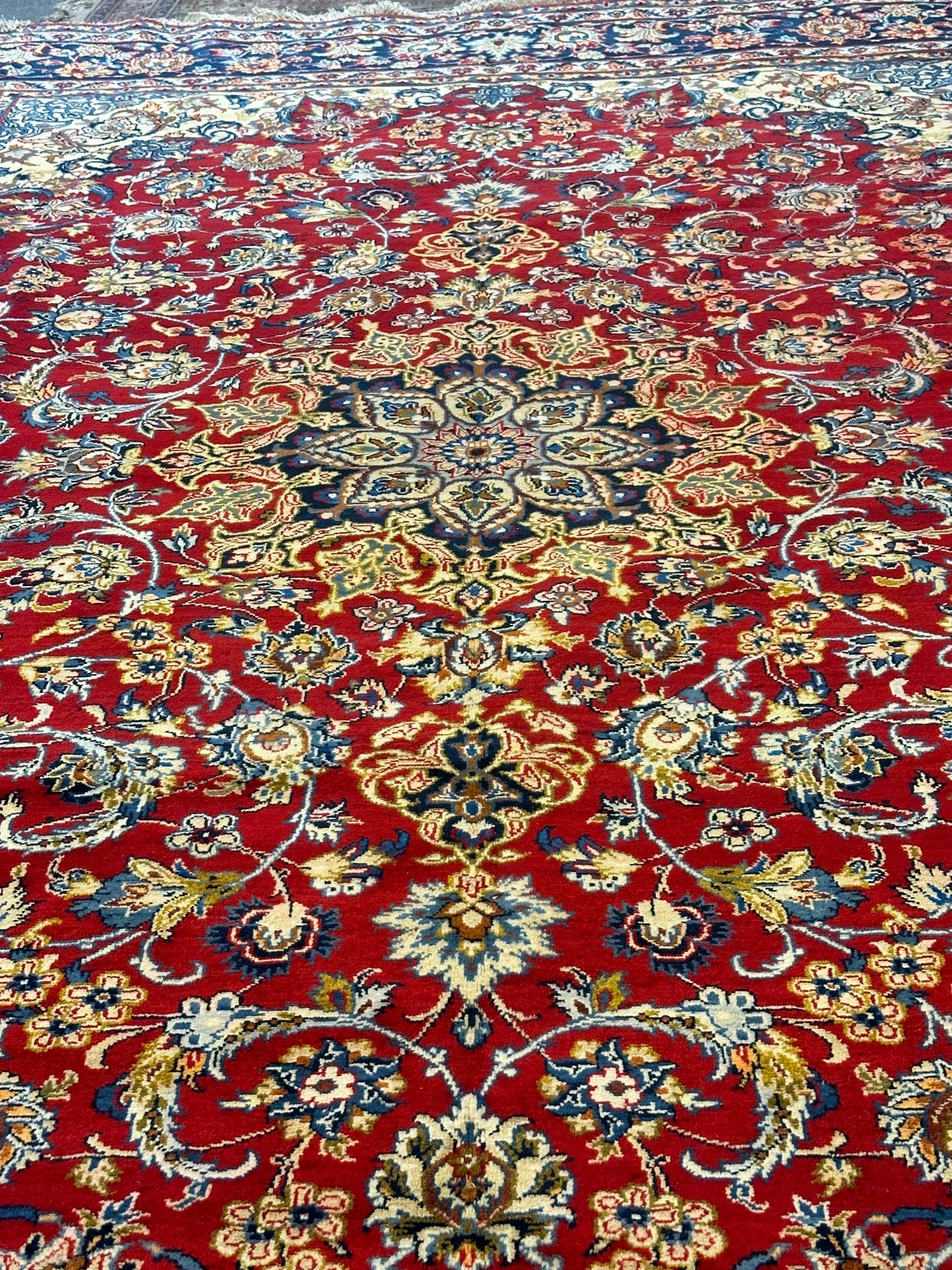 Persian Tabriz old pure wool hand knotted Rug 385cm x 290cm