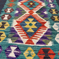 Chobi Kilim Rug - 90 cm x 62 cm