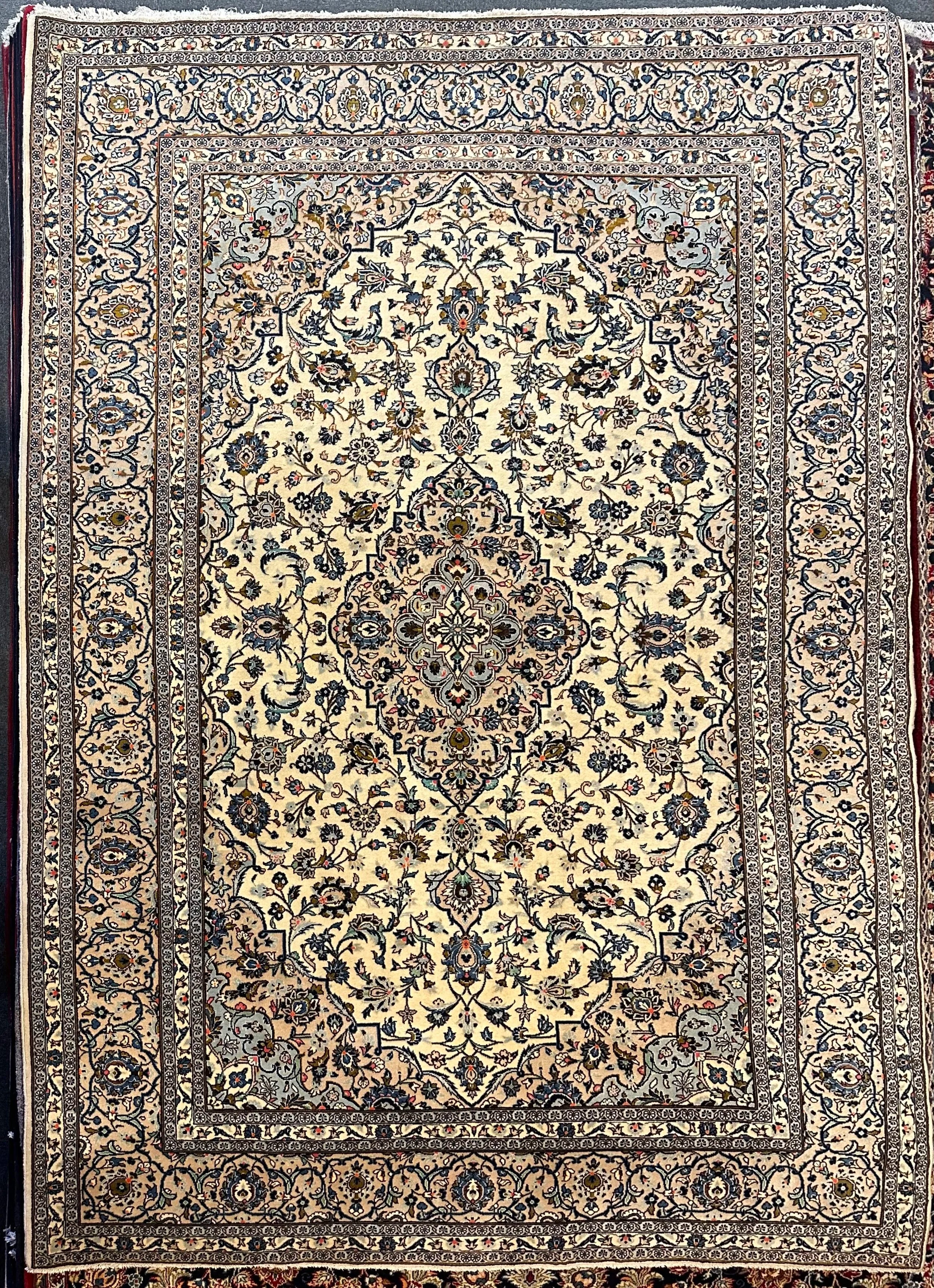 Persian Kashan pure wool pile hand knotted from Iran 353cm x 247