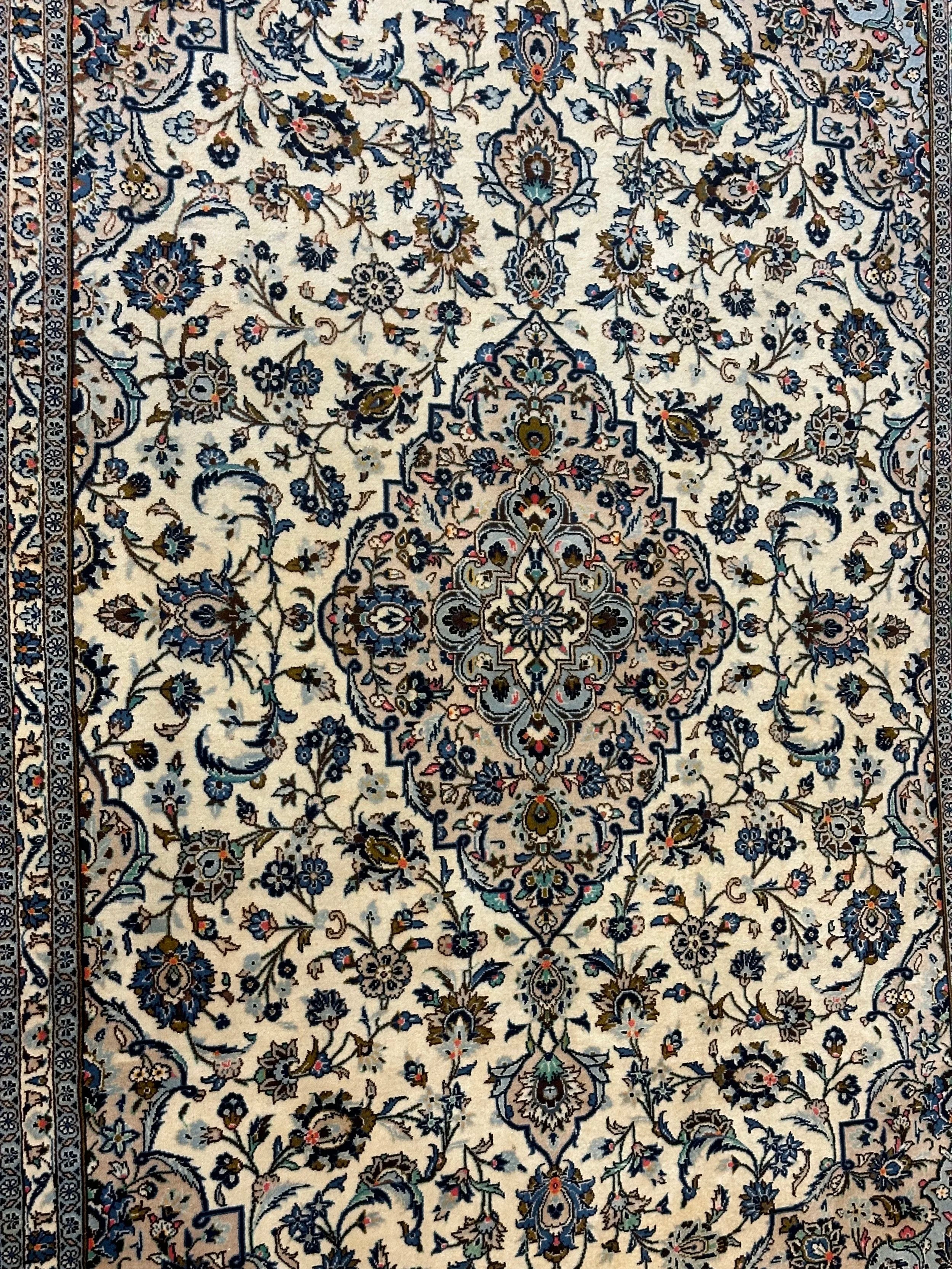 Persian Kashan pure wool pile hand knotted from Iran 353cm x 247