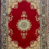 Persian Kerman Pure Wool Pile Hand Knotted Rug from Iran 347cm x 238cm
