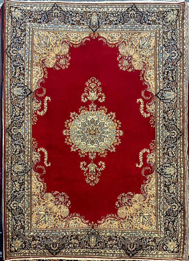 Persian Kerman Pure Wool Pile Hand Knotted Rug from Iran 347cm x 238cm