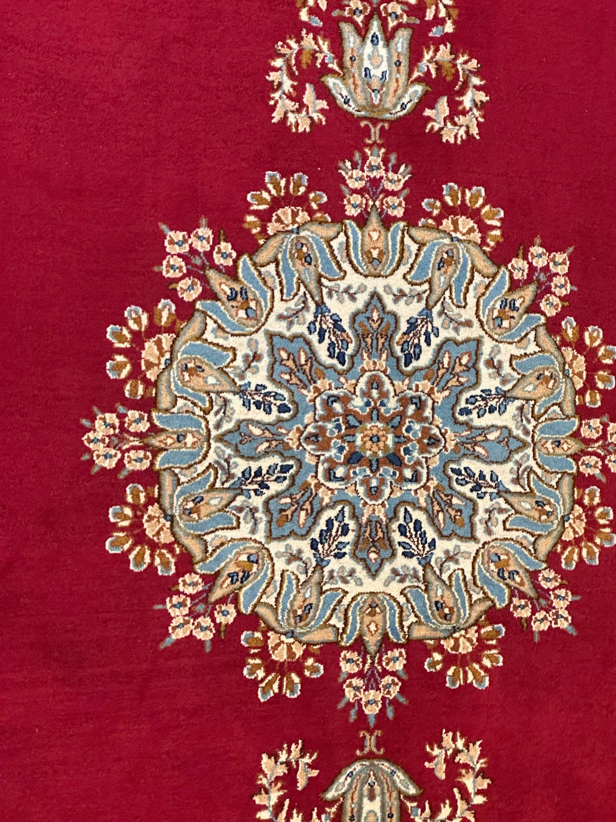 Persian Kerman Pure Wool Pile Hand Knotted Rug from Iran 347cm x 238cm