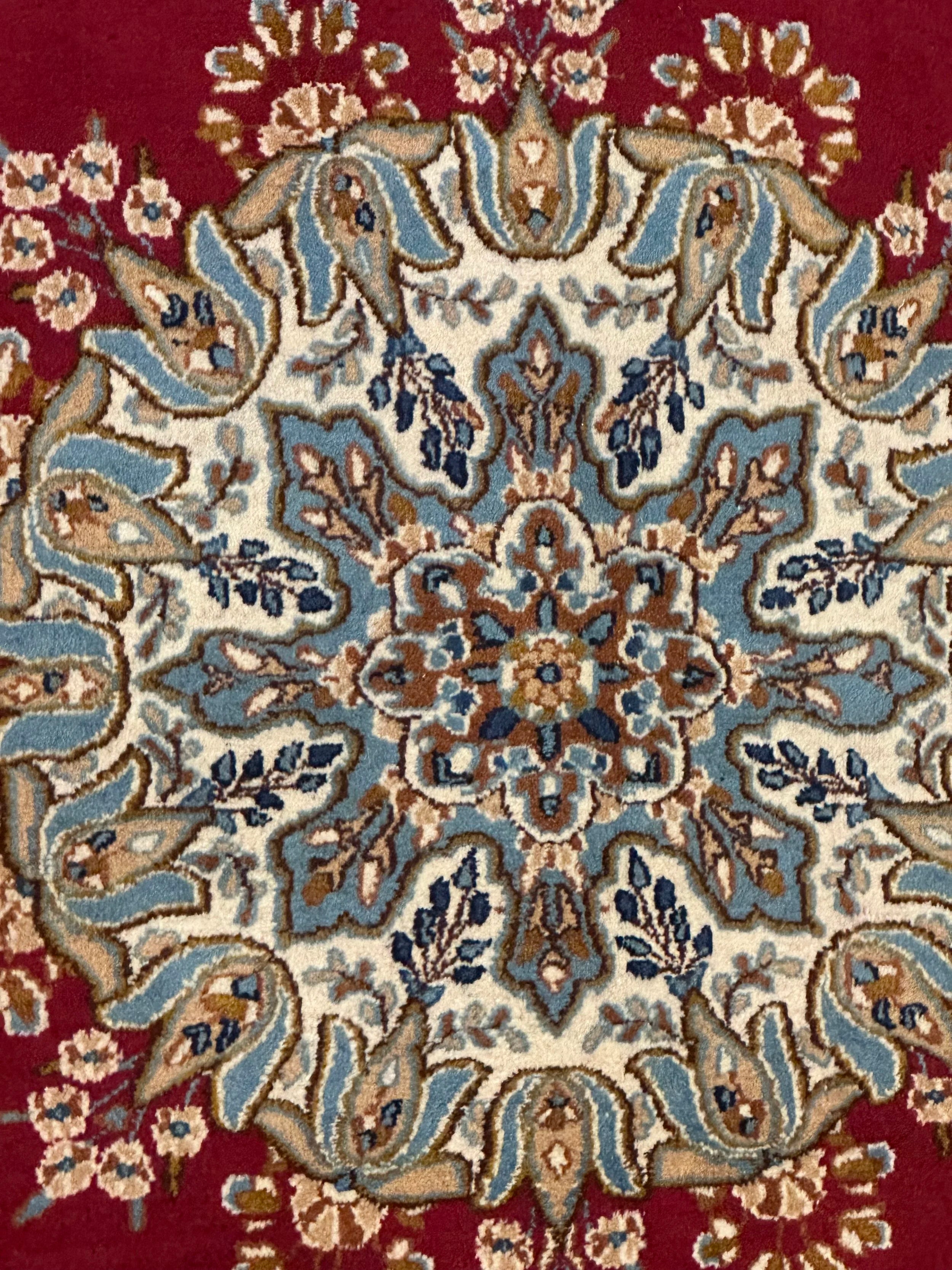 Persian Kerman Pure Wool Pile Hand Knotted Rug from Iran 347cm x 238cm