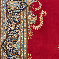 Persian Kerman Pure Wool Pile Hand Knotted Rug from Iran 347cm x 238cm