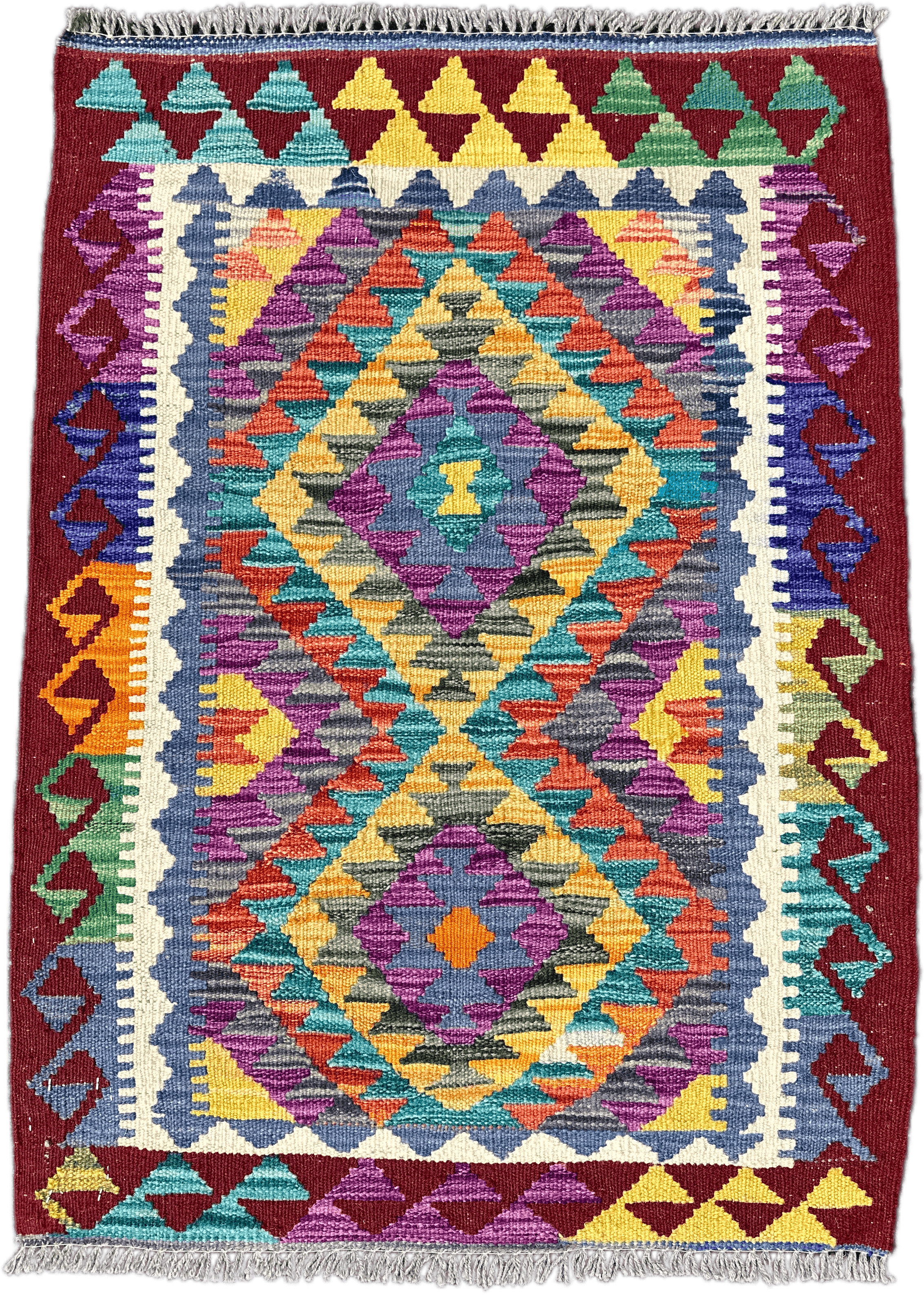 Chobi Kilim Rug - 96 cm x 70 cm