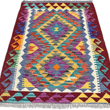Chobi Kilim Rug - 96 cm x 70 cm