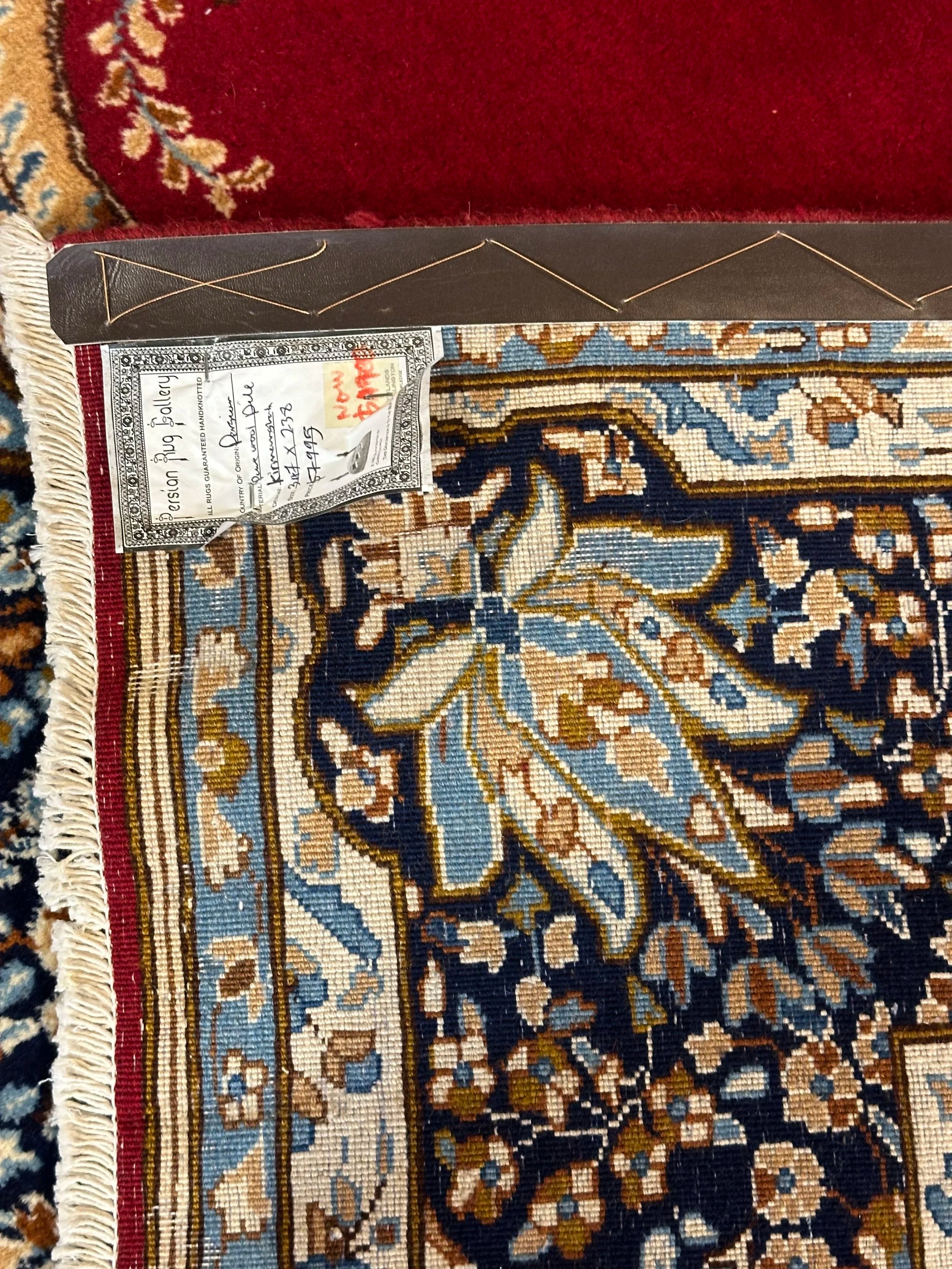 Persian Kerman Pure Wool Pile Hand Knotted Rug from Iran 347cm x 238cm