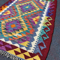 Chobi Kilim Rug - 96 cm x 70 cm