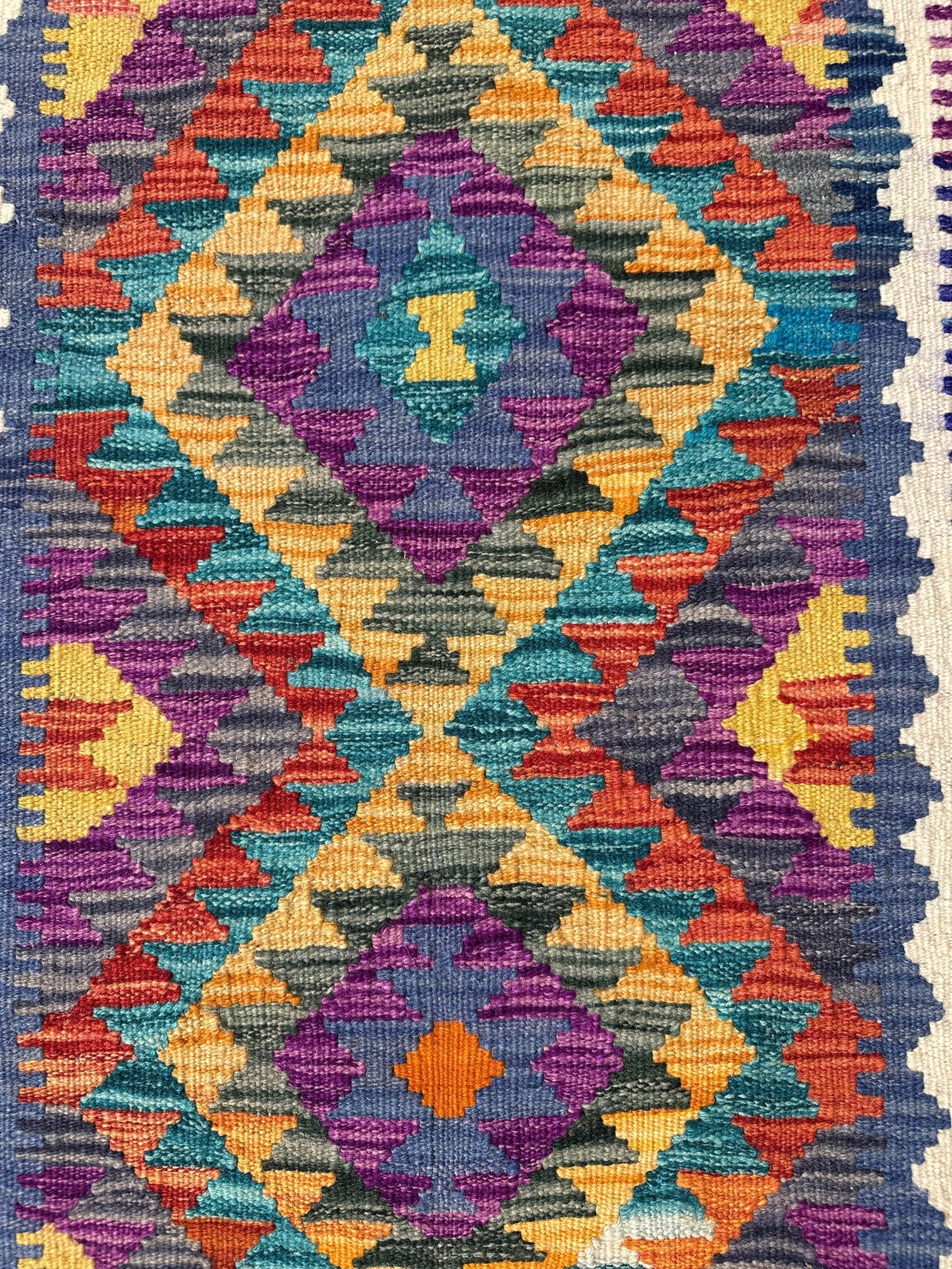Chobi Kilim Rug - 96 cm x 70 cm