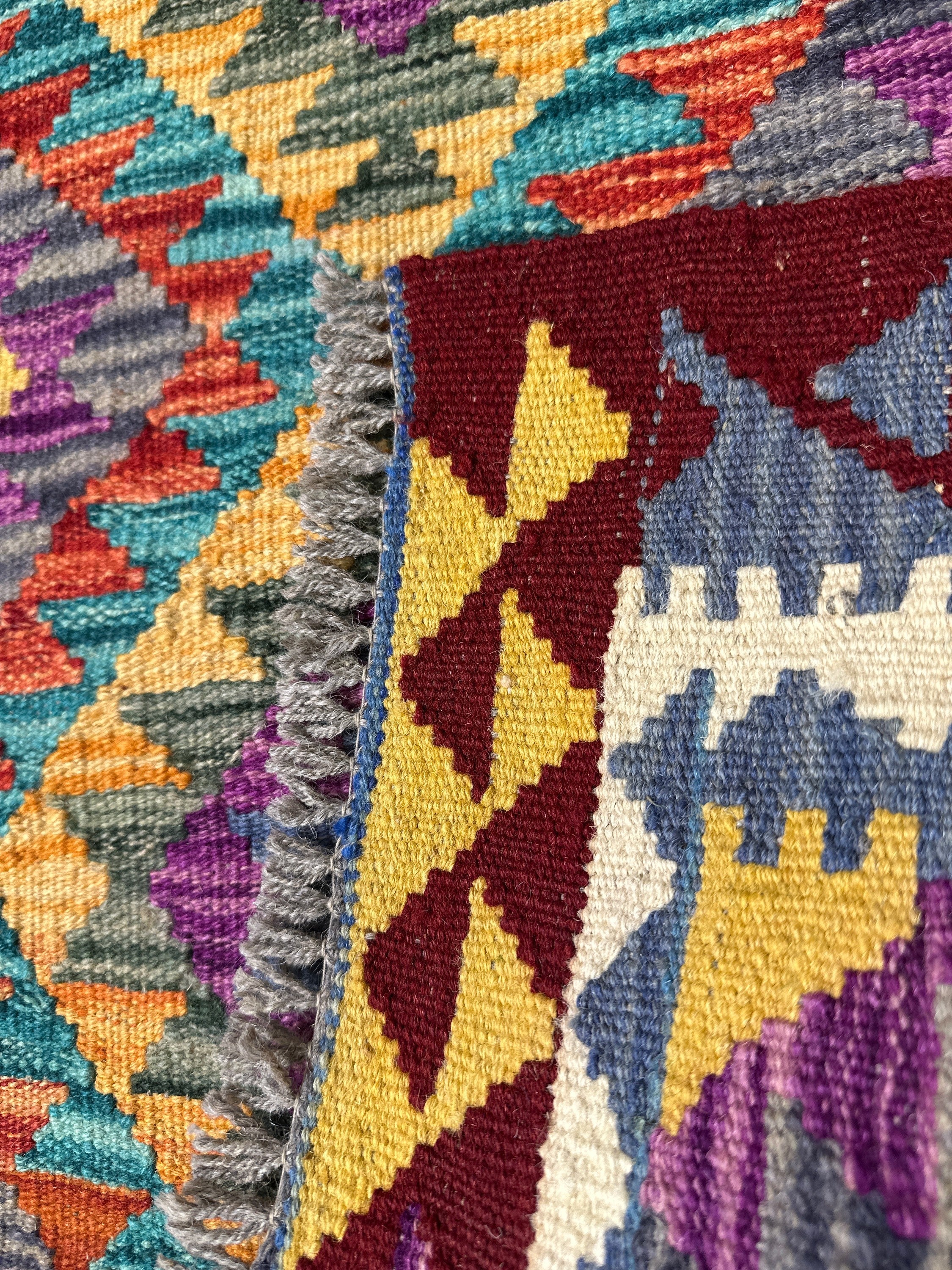 Chobi Kilim Rug - 96 cm x 70 cm
