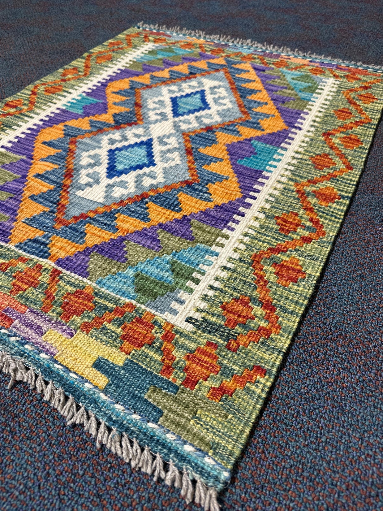 Chobi Kilim Rug - 89 cm x 68 cm