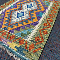 Chobi Kilim Rug - 89 cm x 68 cm