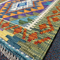 Chobi Kilim Rug - 89 cm x 68 cm