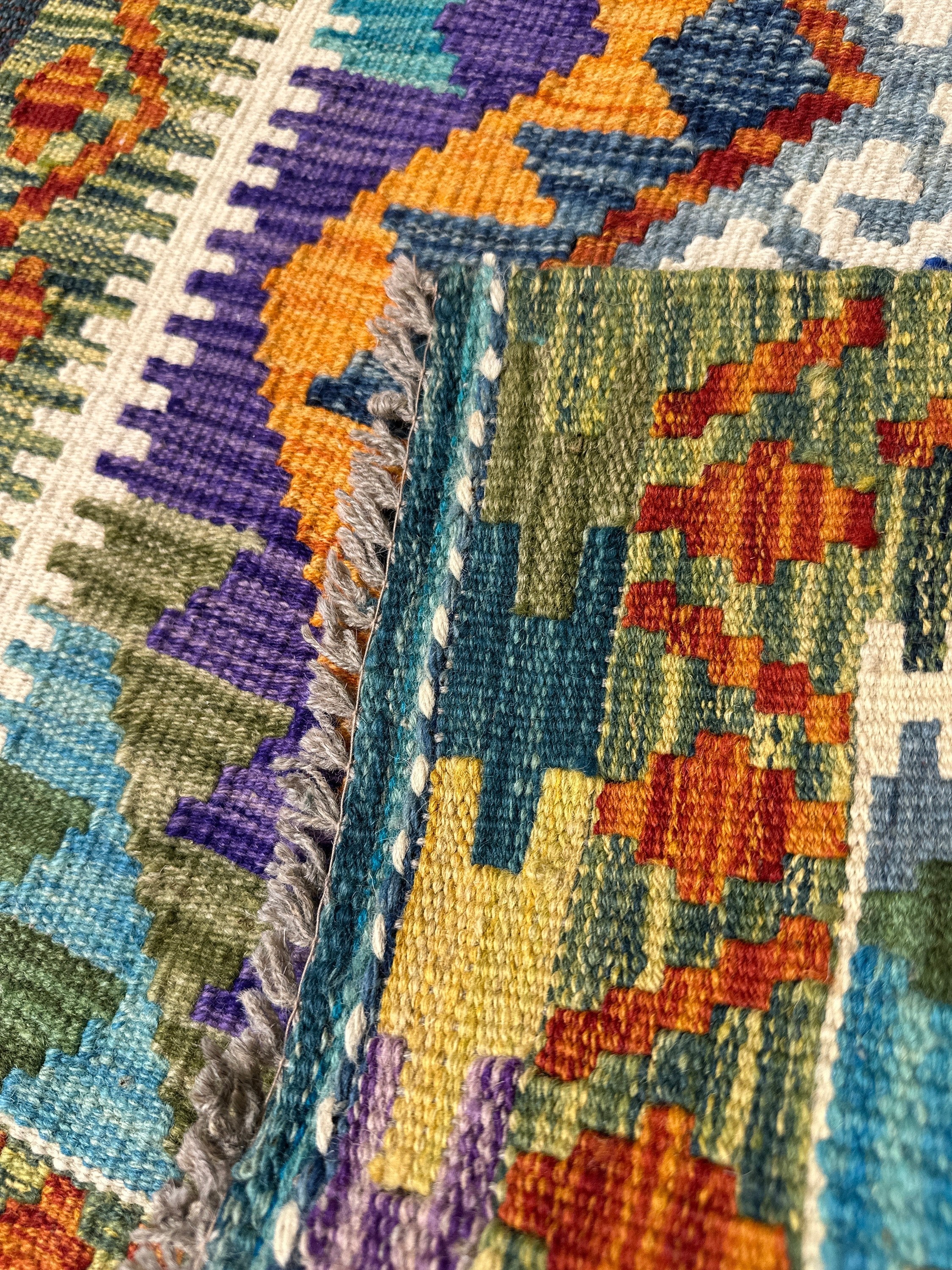 Chobi Kilim Rug - 89 cm x 68 cm