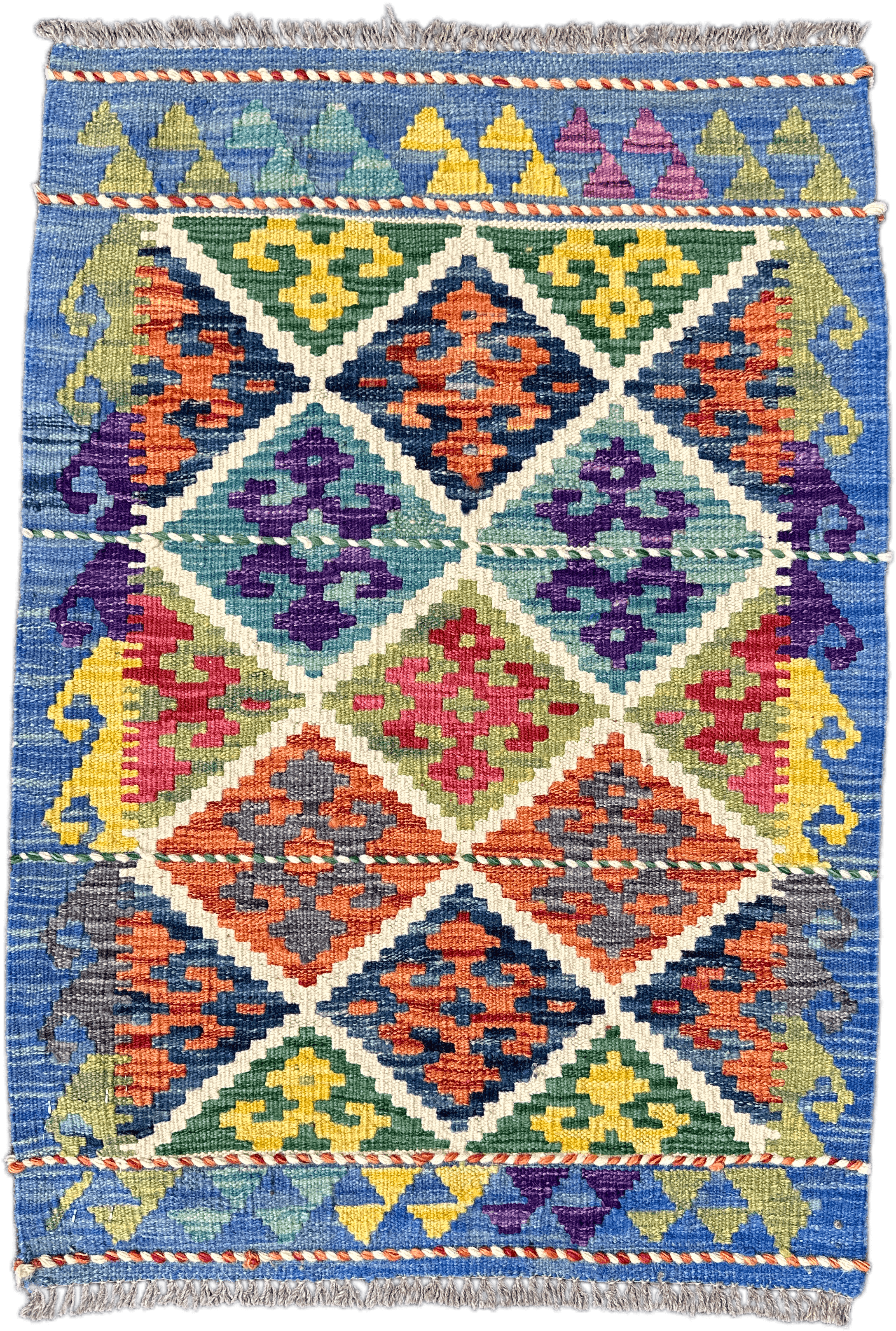 Chobi Kilim Rug - 84 cm x 60 cm
