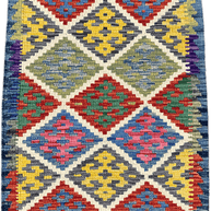 Chobi Kilim Rug - 84 cm x 63 cm