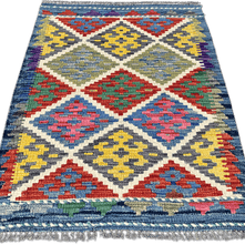 Chobi Kilim Rug - 84 cm x 63 cm