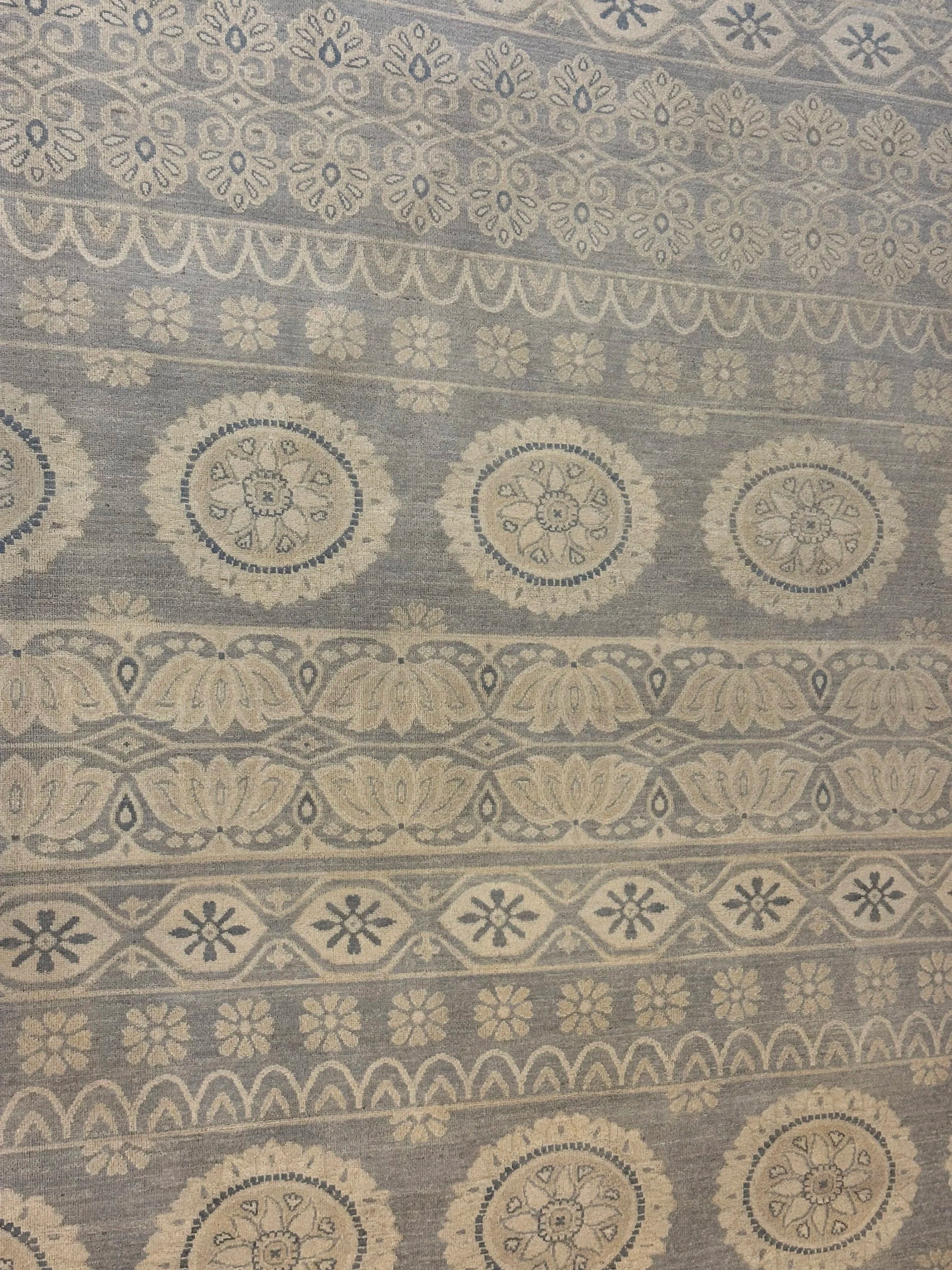 Afghan Modern Chab rang Natural dye wool hand knotted 300x 250cm