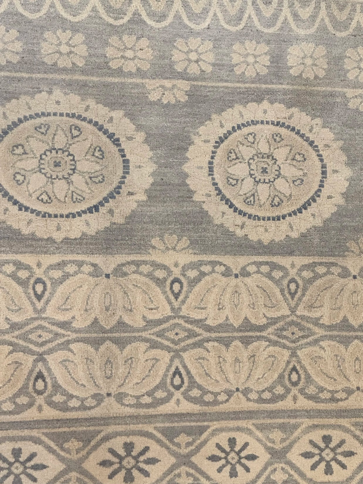 Afghan Modern Chab rang Natural dye wool hand knotted 300x 250cm