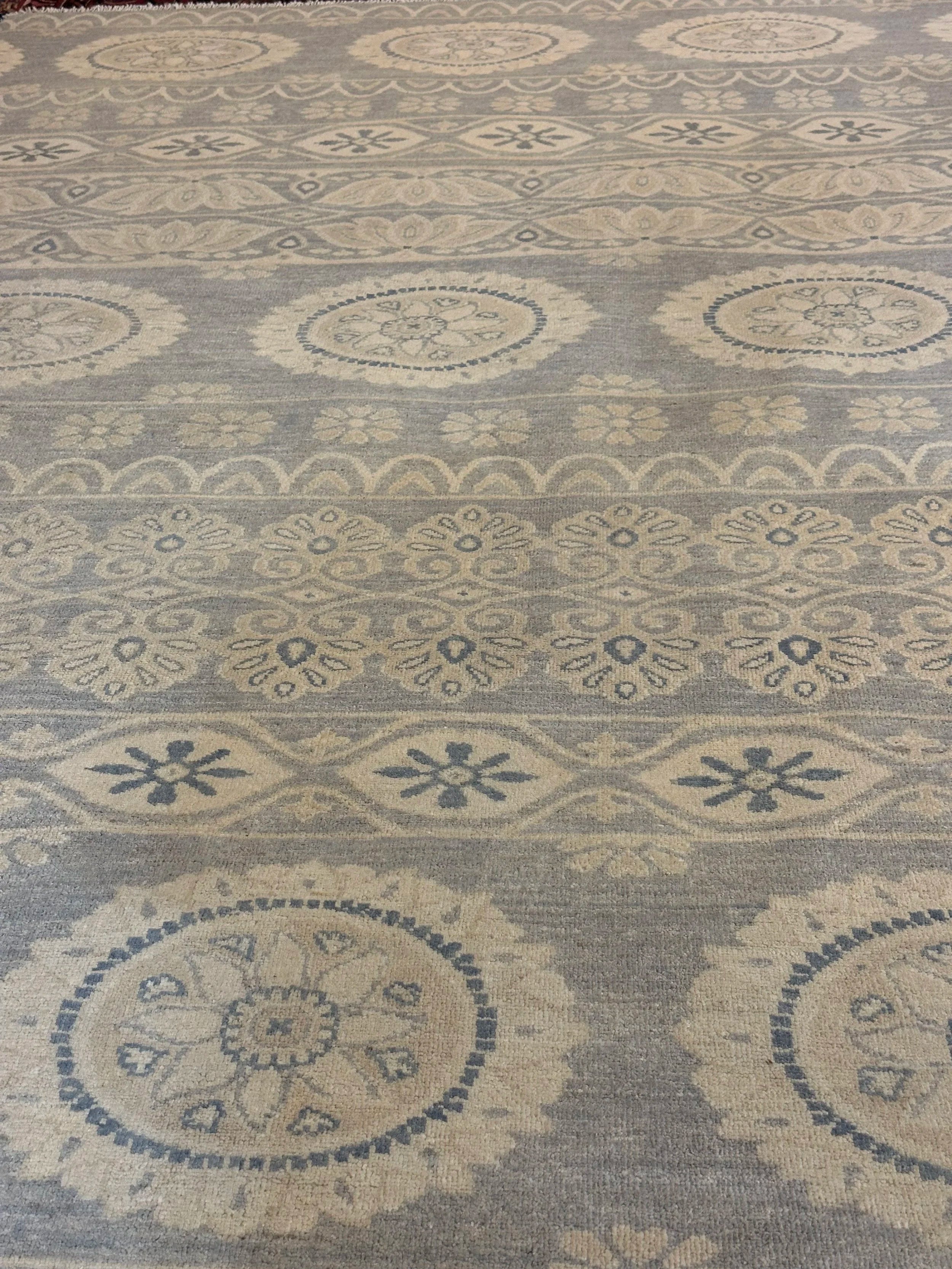 Afghan Modern Chab rang Natural dye wool hand knotted 300x 250cm