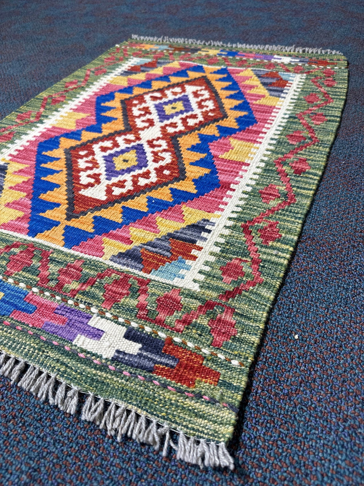 Chobi Kilim Rug - 92 cm x 61 cm
