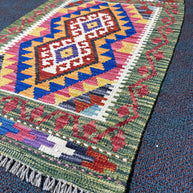 Chobi Kilim Rug - 92 cm x 61 cm