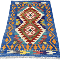 Chobi Kilim Rug - 86 cm x 58 cm