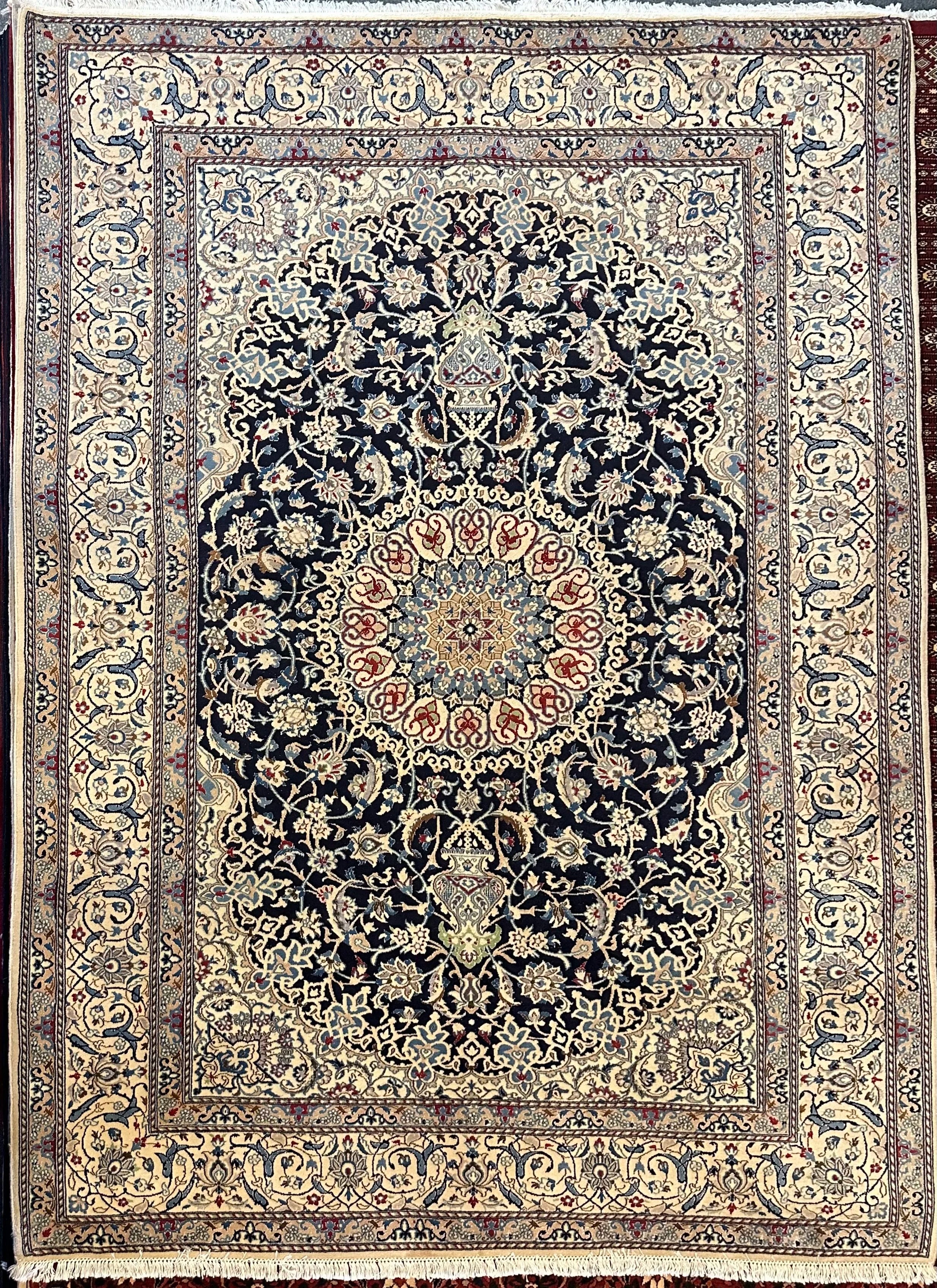 Persian Nain Pure Wool Hand Knotted 305cm X225cm