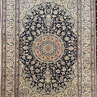 Persian Nain Pure Wool Hand Knotted 305cm X225cm
