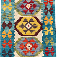 Chobi Kilim Rug - 91 cm x 61 cm