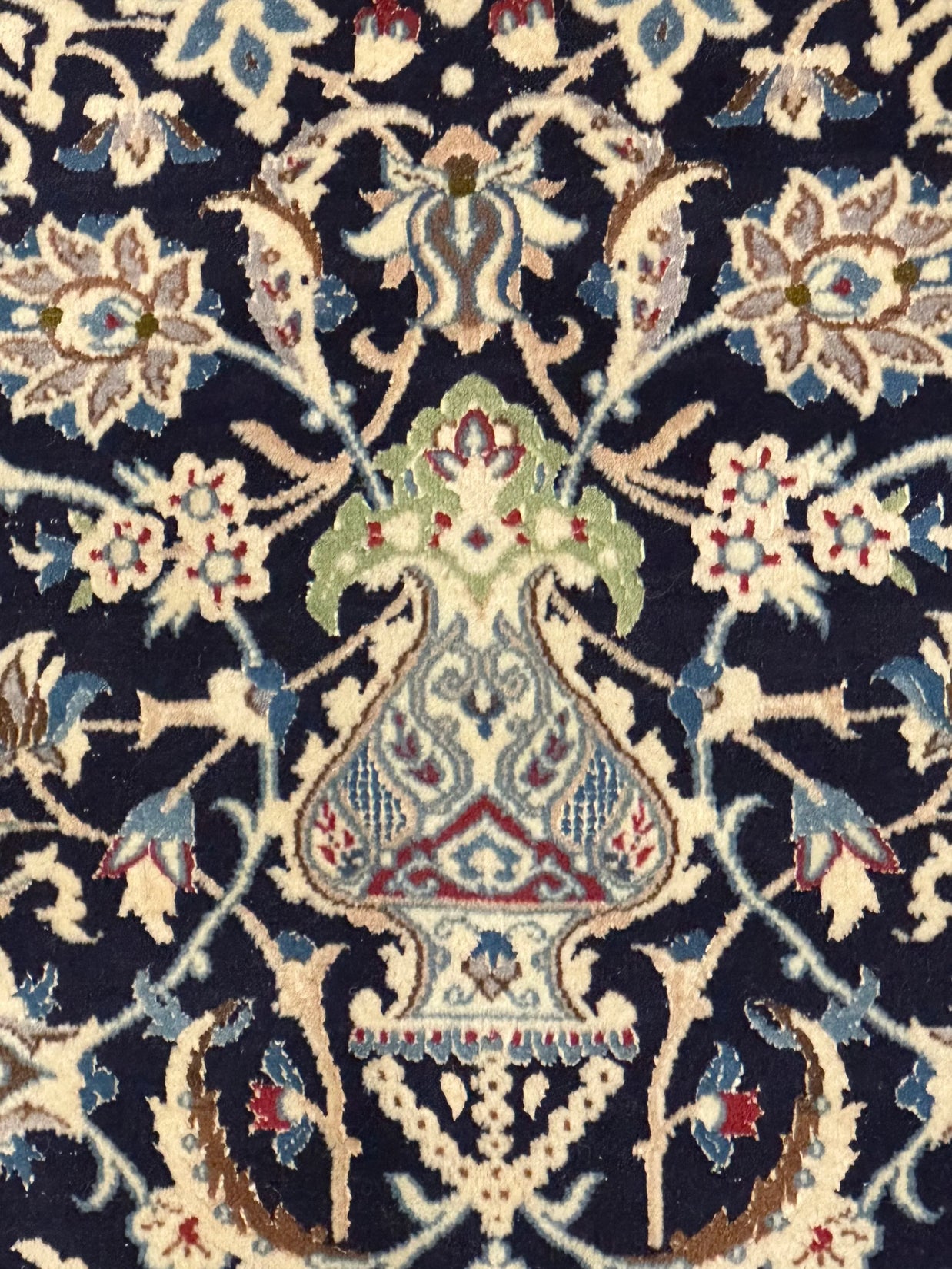 Persian Nain Pure Wool Hand Knotted 305cm X225cm