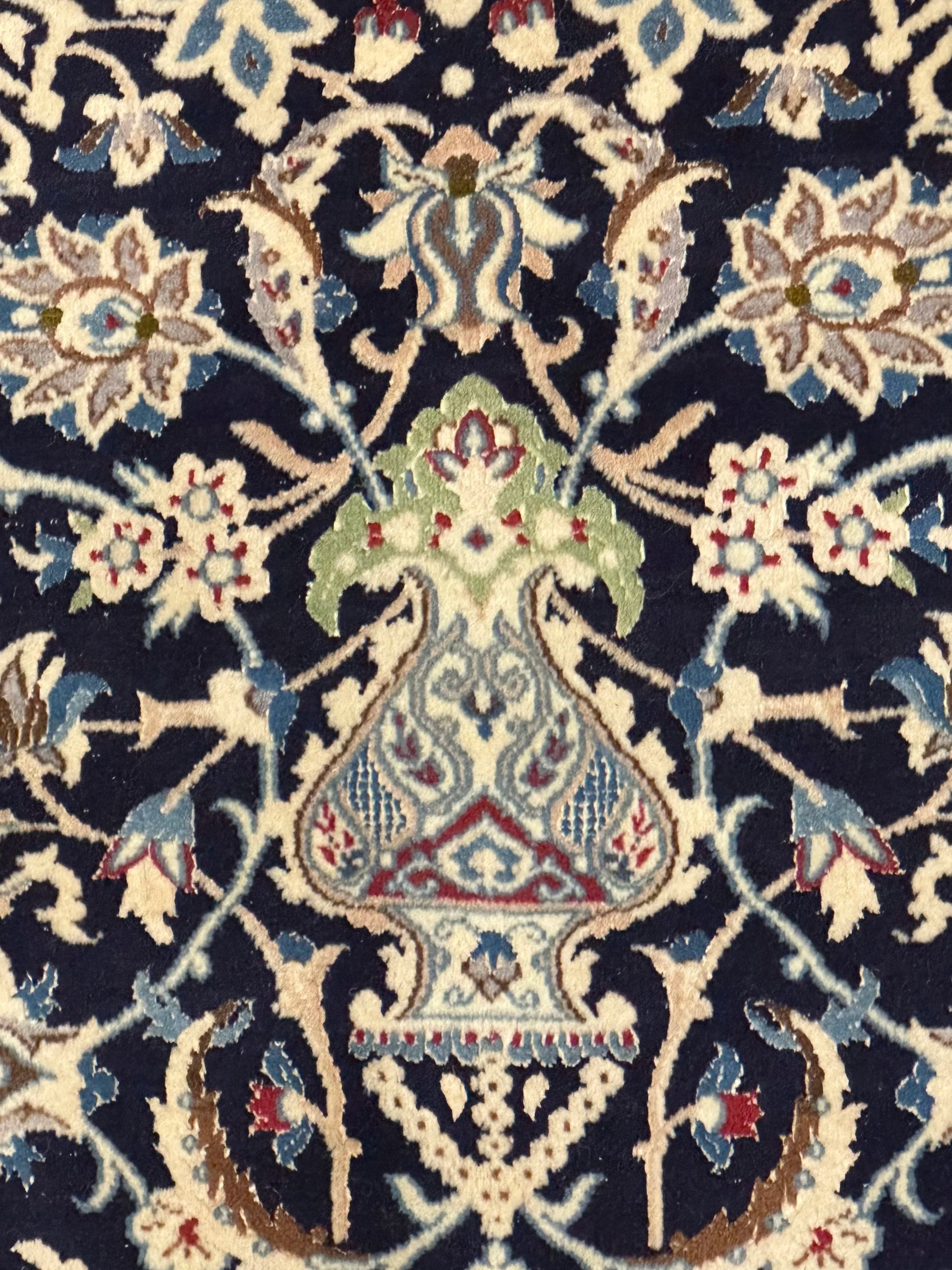 Persian Nain Pure Wool Hand Knotted 305cm X225cm