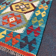 Chobi Kilim Rug - 91 cm x 61 cm