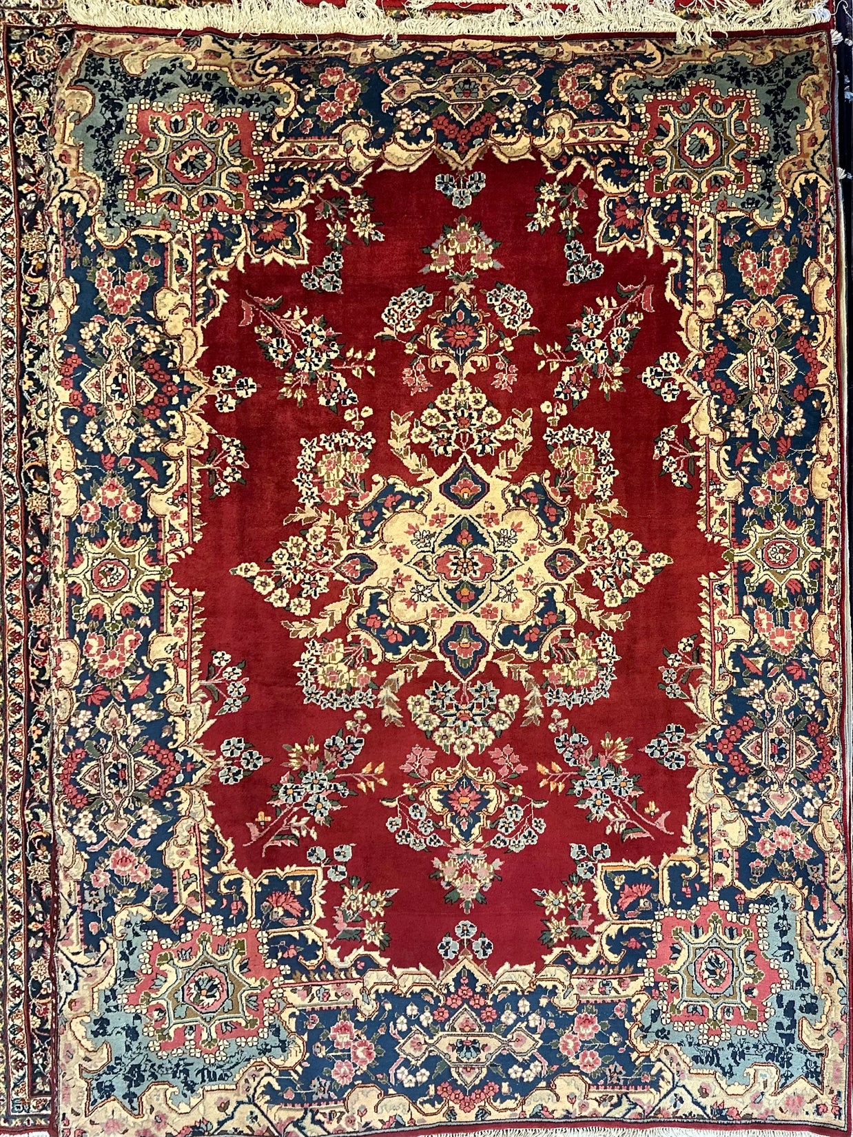 Persian Yazd Pure Wool Hand Knotted Rug 360cm X 245cm
