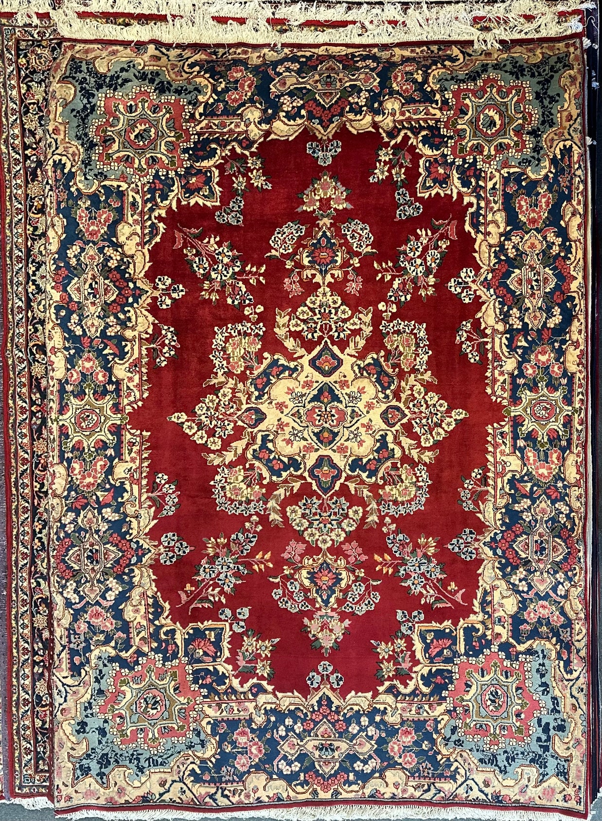 Persian Yazd Pure Wool Hand Knotted Rug 360cm X 245cm