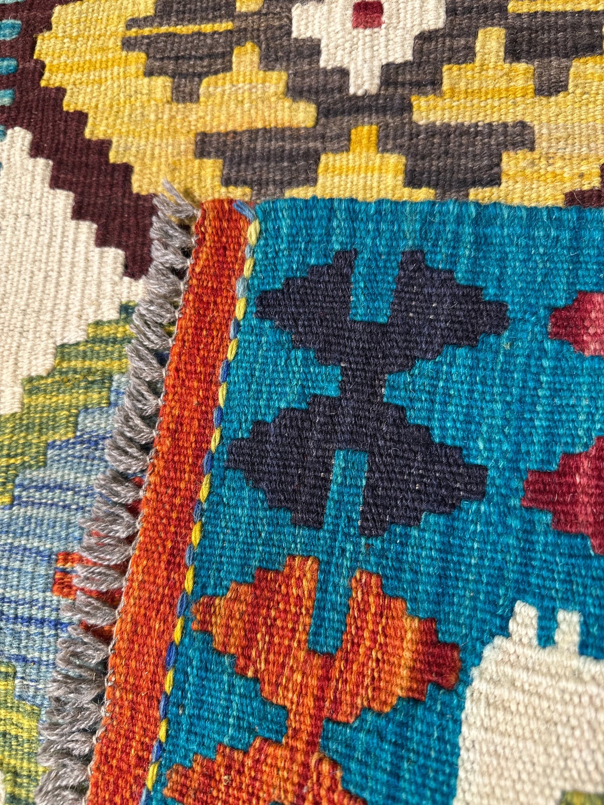 Chobi Kilim Rug - 91 cm x 61 cm