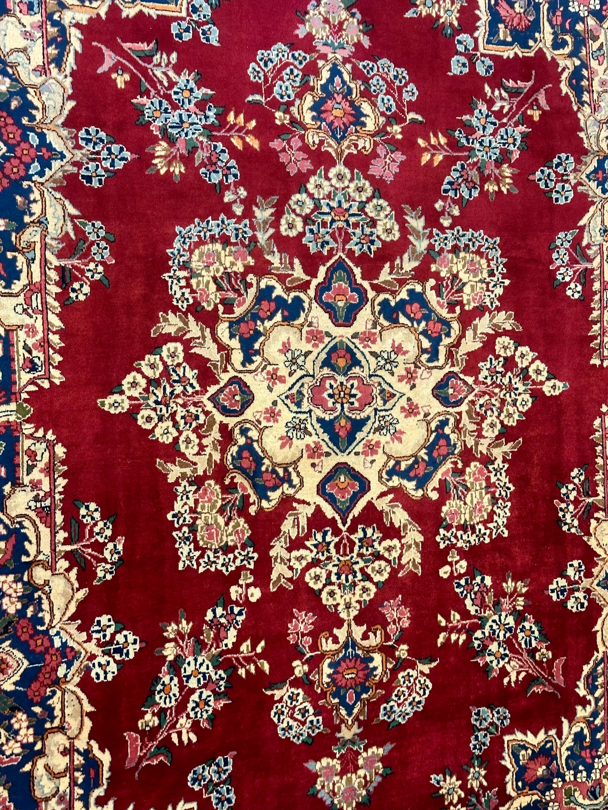 Persian Yazd Pure Wool Hand Knotted Rug 360cm X 245cm