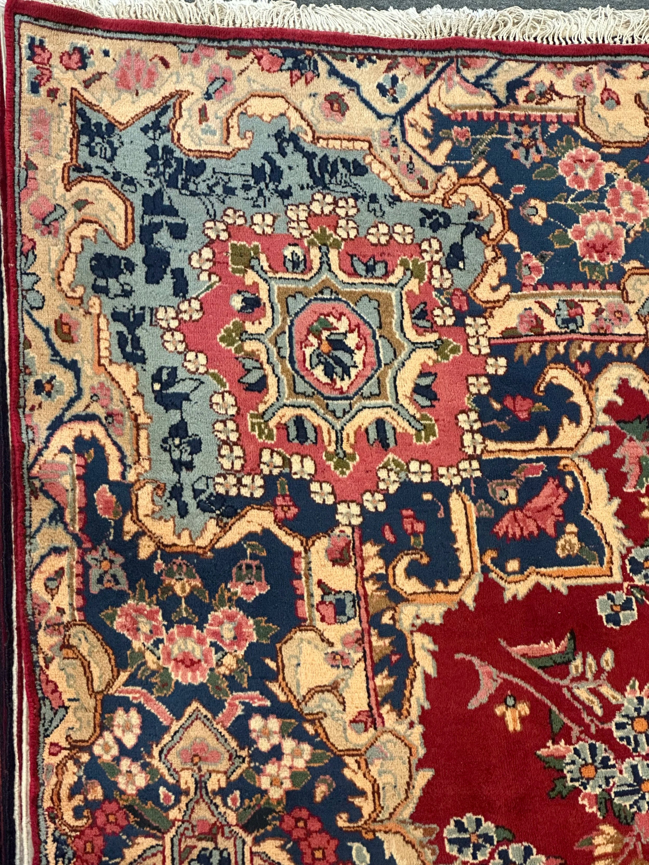 Persian Yazd Pure Wool Hand Knotted Rug 360cm X 245cm