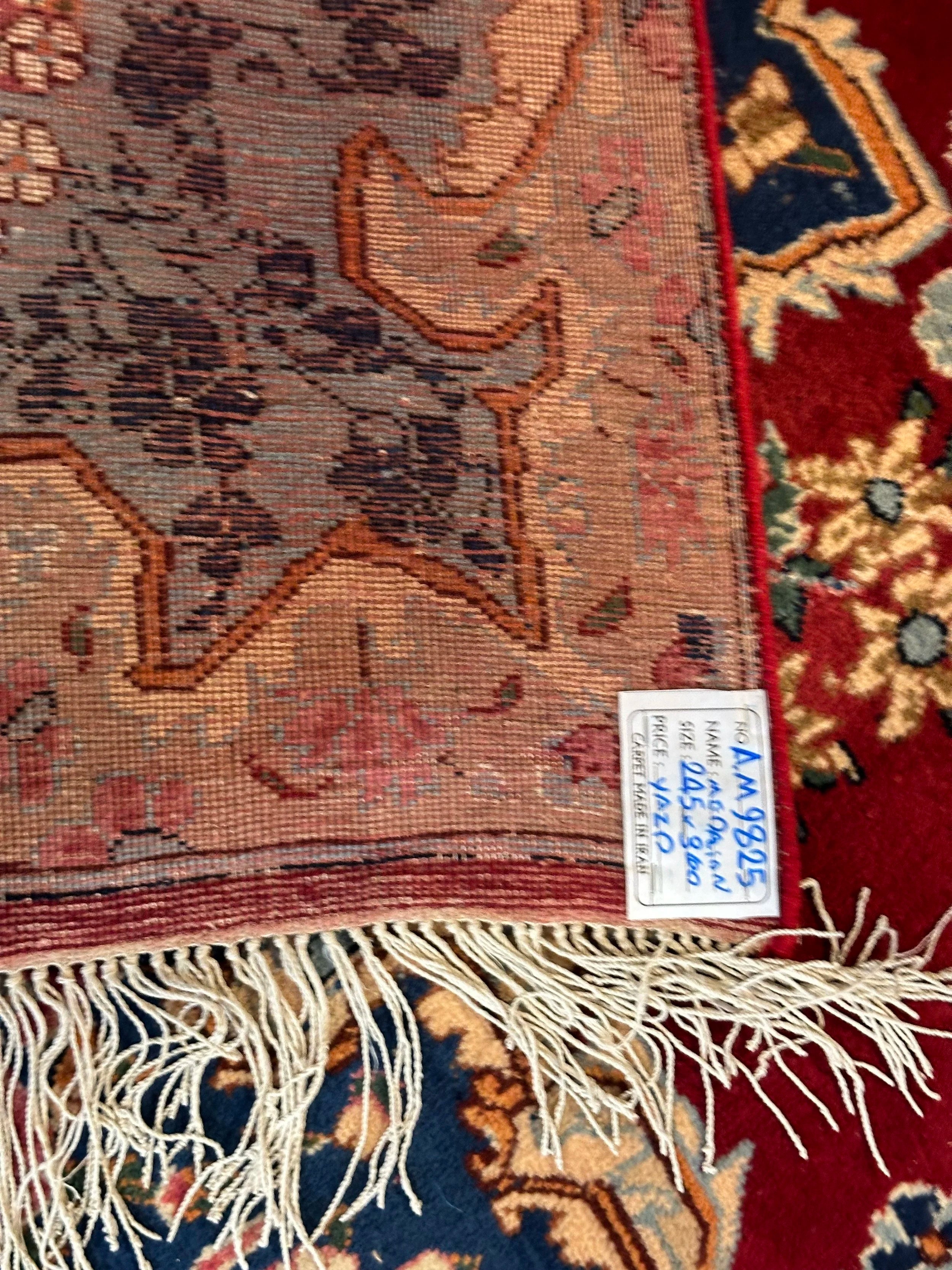 Persian Yazd Pure Wool Hand Knotted Rug 360cm X 245cm